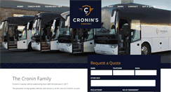 Desktop Screenshot of croninscoaches.com