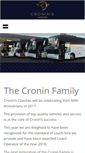 Mobile Screenshot of croninscoaches.com